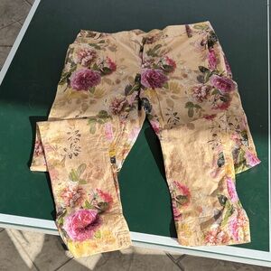 Paul and Joe Floral pants 100% cotton M